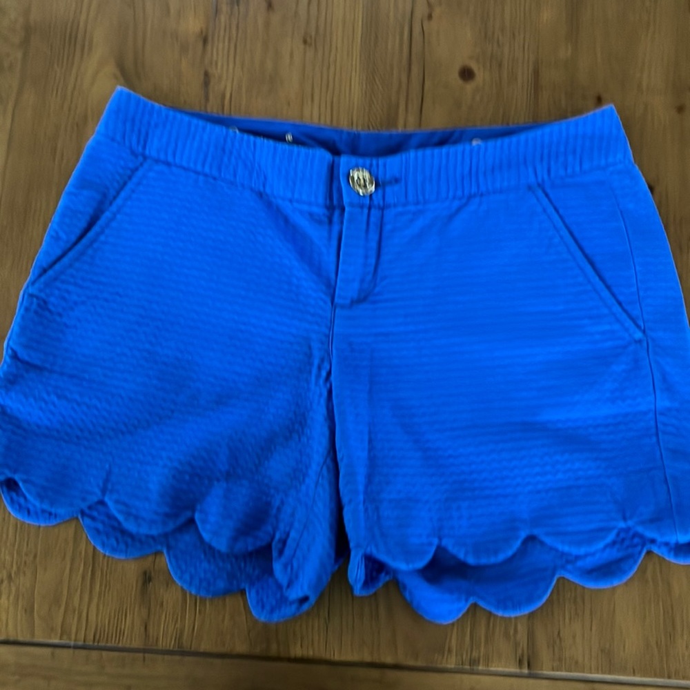 Lilly Pulitzer Buttercup Scallop Hem Shorts